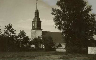 Altenberg-Schellerhau. Dorfkirche Schellerhau (1591/1592, Turm 18. Jahrhundert). Ansicht von Südwesten