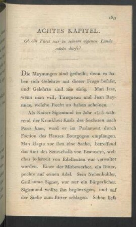 Achtes Kapitel.
