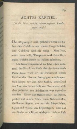 Achtes Kapitel.