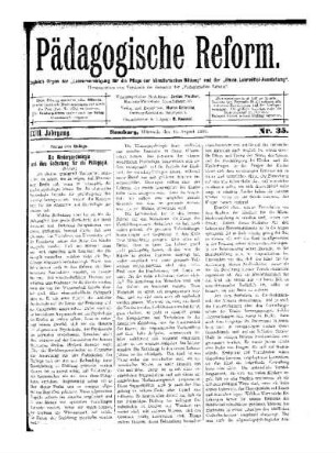 Die Kinderpsychologie und ihre Bedeutung für die Pädagogik : (Schluß)