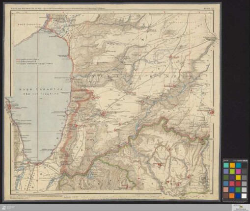 A3: [Karte des Ostjordanlandes] Band A3
