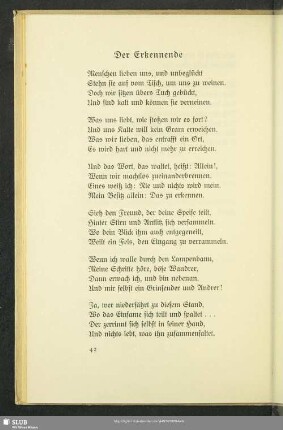 Der Erkennende