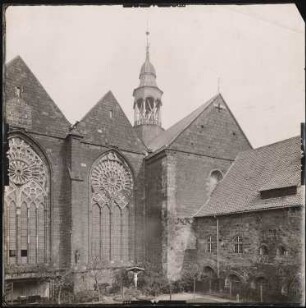 Dom, Minden: Östlicher Teil der Südfassade