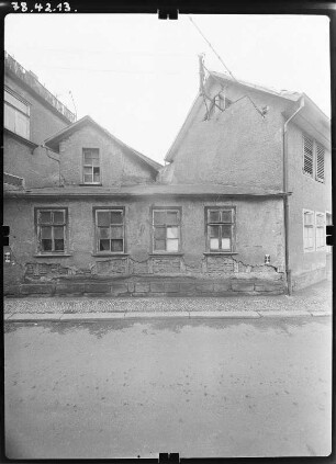 Schmalkalden, Stumpfelsgasse. Wohnhaus. Straßenfront