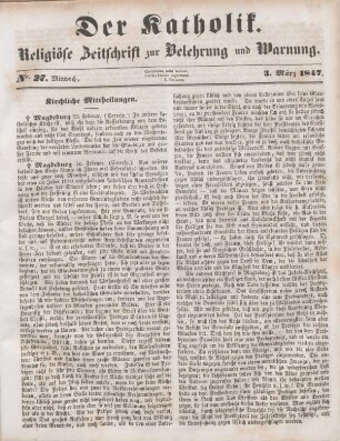 109-112 Kirchliche Mittheilungen