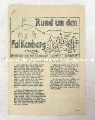 Hektografierte Ortgruppen-Zeitung der KPD überwiegend zu kommunalen Problemen
