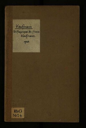 Stiftspropst Dr. Franz Kaufmann