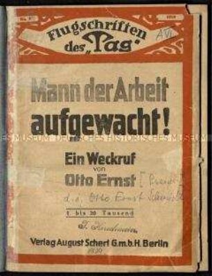 Kritiische Schrift über die Arbeiterklasse im Sozialismus