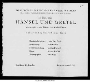 Hänsel und Gretel