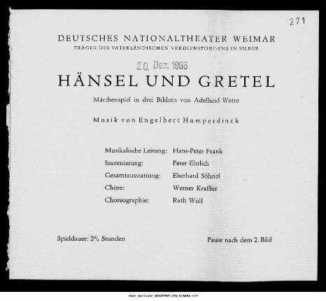 Hänsel und Gretel