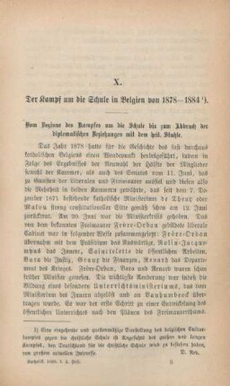 113-145 Der Kampf um die Schule in Belgien von 1878-1884