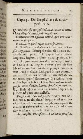 Cap. 14. De simplicitate & compositione.