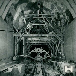 Gleisbergtunnel Heidenau-Altenberg, Deutschland, 1936