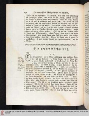 Die neunte Abtheilung