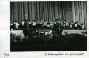 Festakt zur Eröffnung der Humboldt-Universität in der Staatsoper (Admiralspalast)