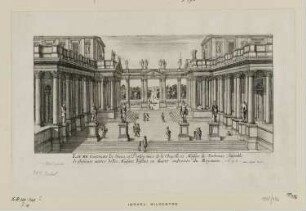 Livre contenant les veües et perspectives de la chapelle et maison de Sorbonne, Titelblatt aus: "Livre contenant le veuës et perspectives de la chapelle et maison sorbonne“