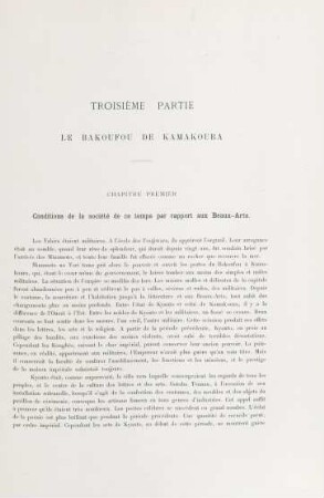 Troisième partie. Le Bakoufou de Kamakoura