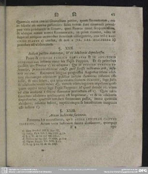 §. XXII. Indicio publico damnatae, & in adulterio deprehensae
