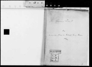 Briefe an Großherzog Ludwig II. von verschiedenen Gliedern des Markgräflichen Hauses Baden