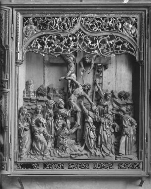 Bürgermeisteraltar: Mittelschrein, Kreuzabnahme