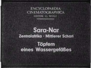 Sara-Nar (Zentralafrika, Mittlerer Schari) - Töpfern eines Wassergefäßes