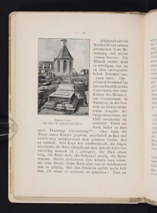 Dürers Grab auf dem St. Johannisfriedhof.