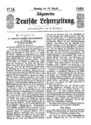 Protokolle der 11. allgemeinen deutschen Lehrerversammlung