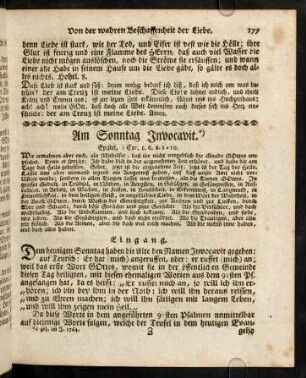177-186, XIX. Am Sonntag Invocavit