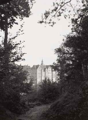 Nossen, Schloss : Nossen. Schloss (16./17. Jahrhundert). Süd-Flügel vom Rodigt