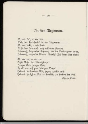 In den Argonnen