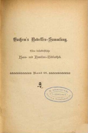 Die Komödianten-Toni : Roman von Hermann Hirschfeld