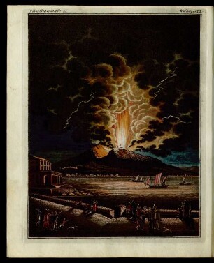 Der Vesuv. Grosser Feuer-Ausbruch im Jahre 1794.