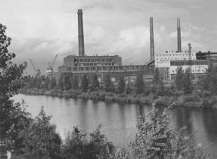 Dampfkraftwerk Heyden bei Lahde/Weser