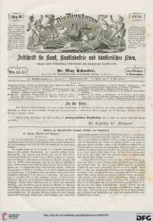Nr. 44-45 (15. Oktober – 1. November 1858)