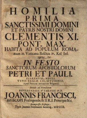 Homilia secunda... habita in die natali christi domini...