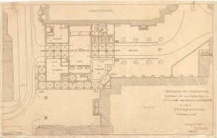 Fischer, Theodor; Würzburg, Münsterplatz; Sparkasse - Grundriss EG