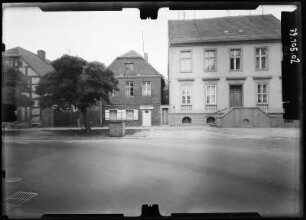 Neuruppin, August-Bebel-Straße 1. Wohnhaus (1801). Straßenfront