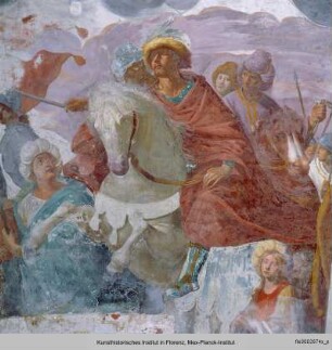 Szenen aus der Passion Christi : Soldaten, Fragment der Kreuztragung (?)