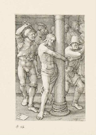Geißelung Christi, Blatt 6 der Folge "Passion"