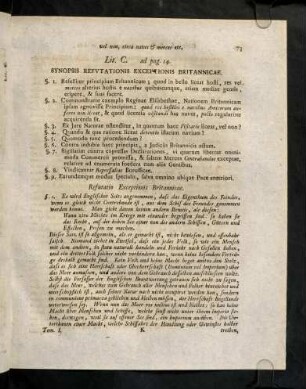 73-87, Refutatio Exceptionis Britannicae