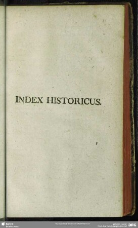 Index Historicus
