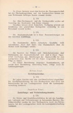 Elfter Titel. Gerichtsschreiber