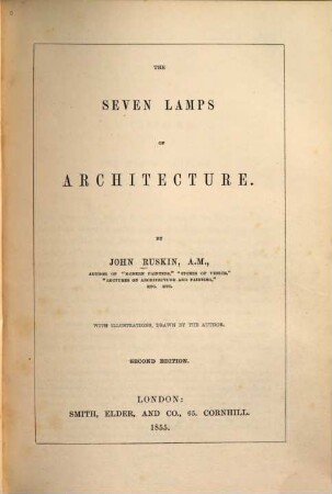 The seven lamps of architecture