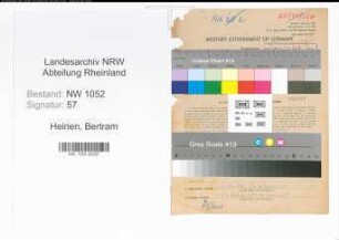 Entnazifizierung Bertram Heinen , geb. 27.05.1908 (Justizbeamter)