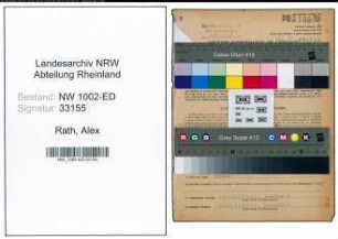 Entnazifizierung Alex Rath, geb. 02.05.1905 (Lehrer)