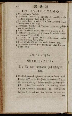Orientalische Manuscripte