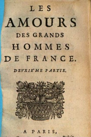Les Amours Des Grands Hommes De France, 2