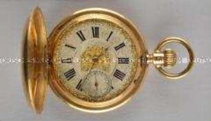 Goldene Taschenuhr mit Sprungdeckel