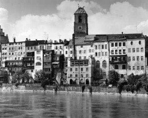 Wasserburg am Inn. Stadtansicht von Südosten