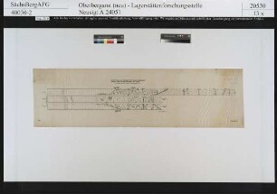 Vereinigt Feld Fundgrube am Sauberg bei Ehrenfriedersdorf, Prinzler West, Nordquerschlag 4 bei m 100.